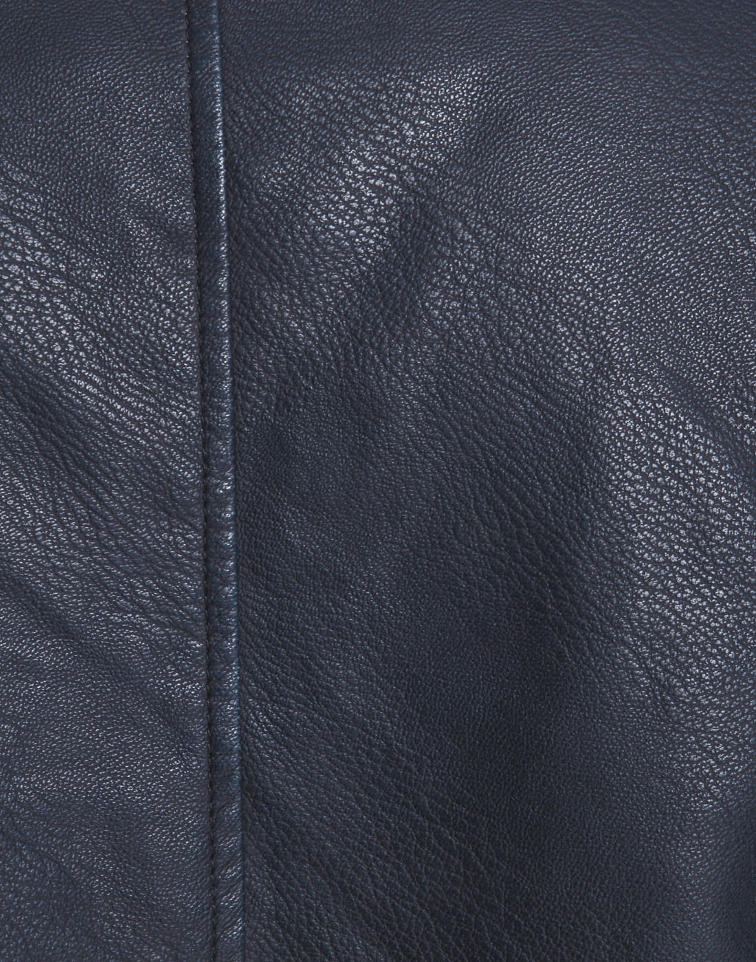 Blue Pu Biker Jacket