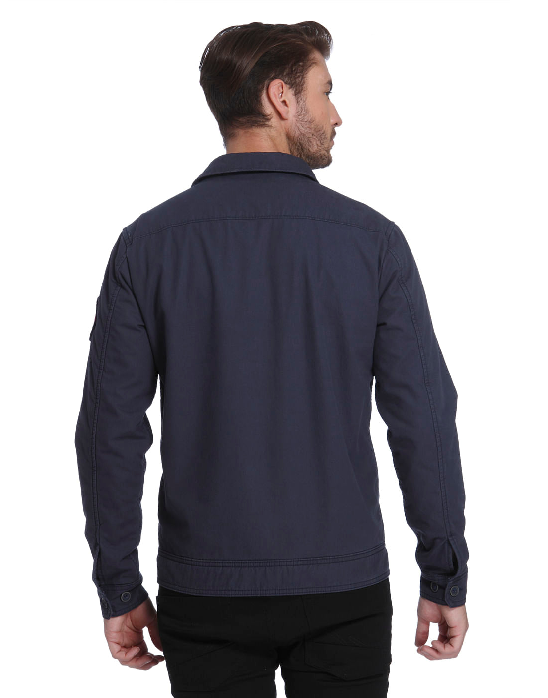 Ombre Blue Slim Fit Jacket