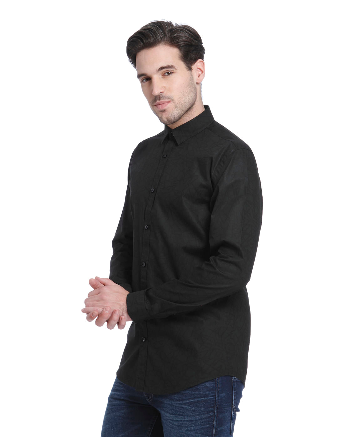Green Slim Fit Shirt