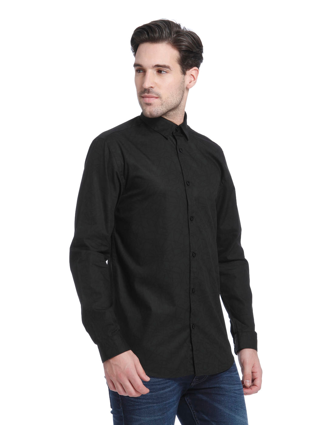 Green Slim Fit Shirt