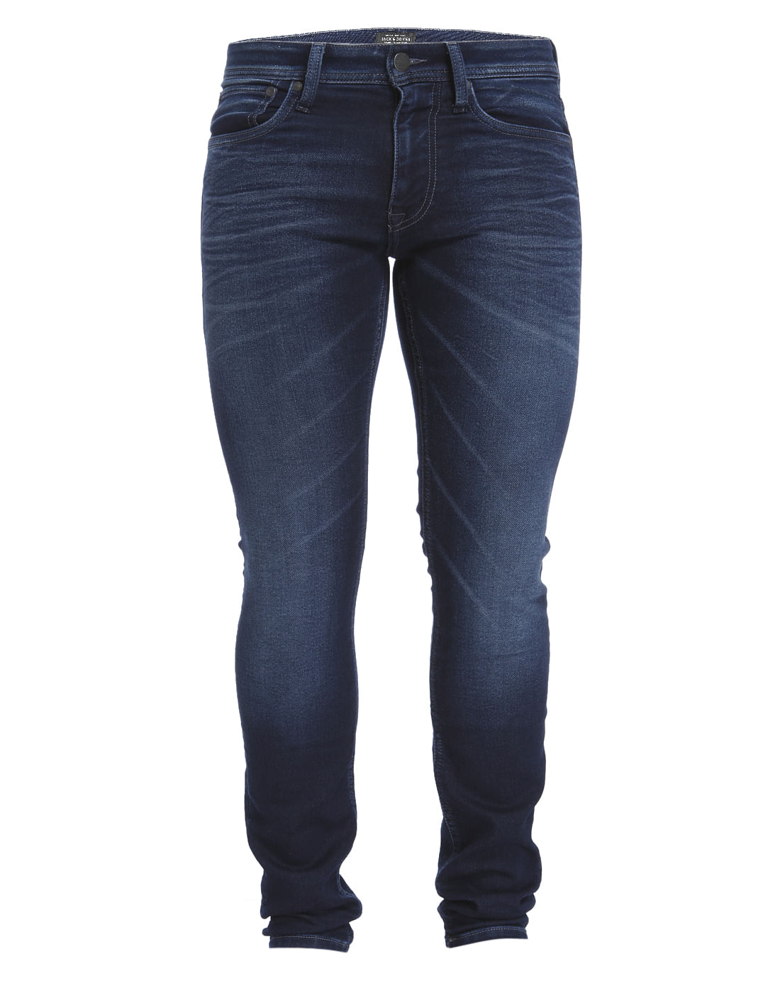 Dark Blue Low Rise Slim Fit Jeans