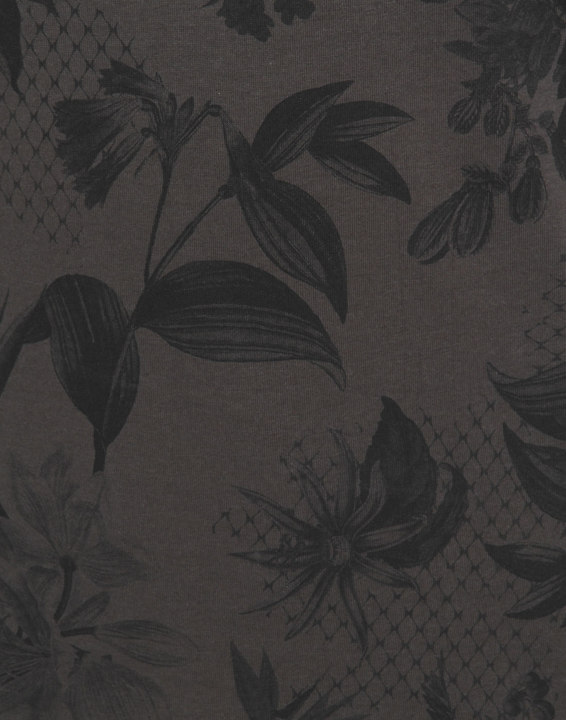 Brown Flora & Fauna Printed Crew Neck T-Shirt