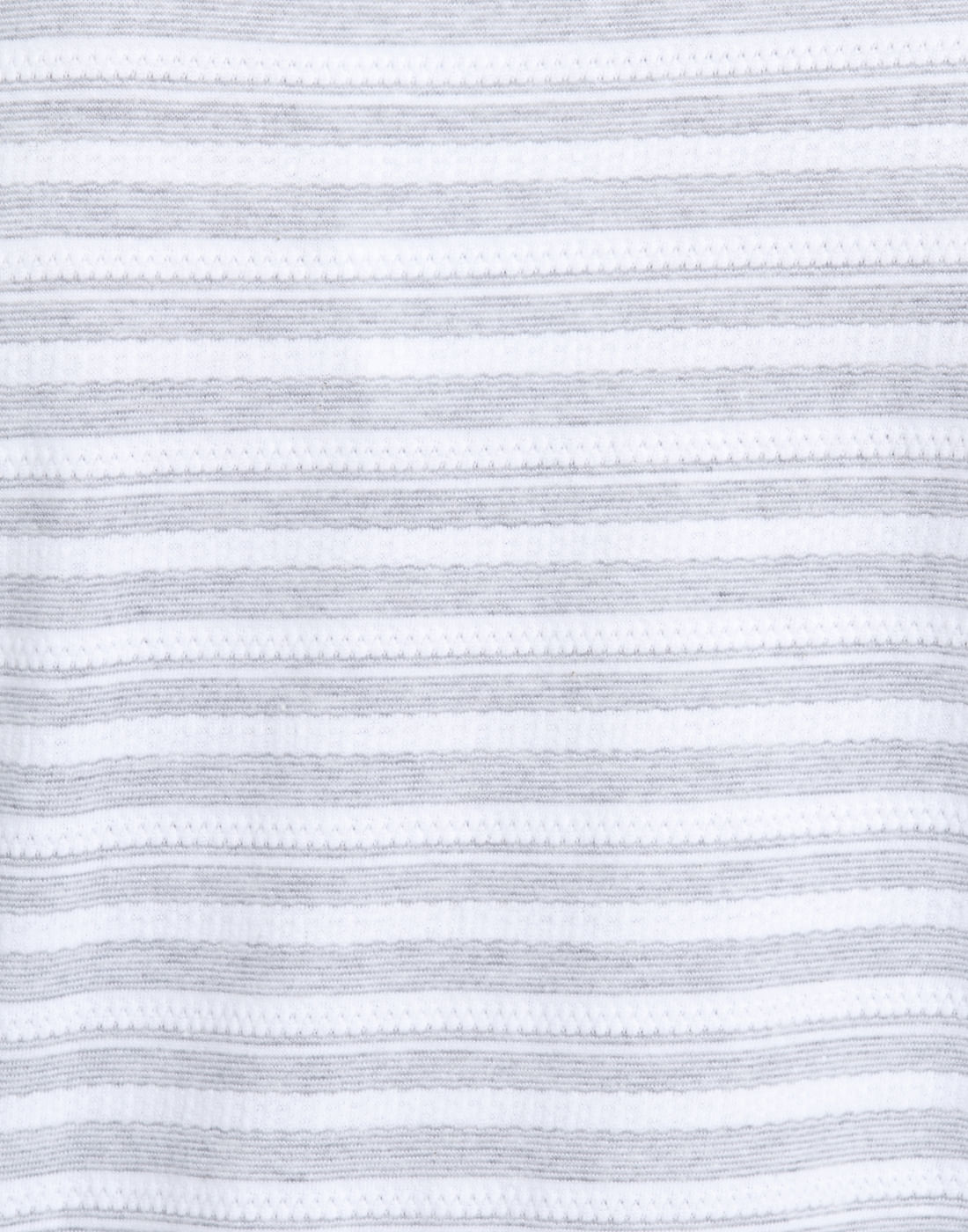 White Striped Crew Neck T-Shirt