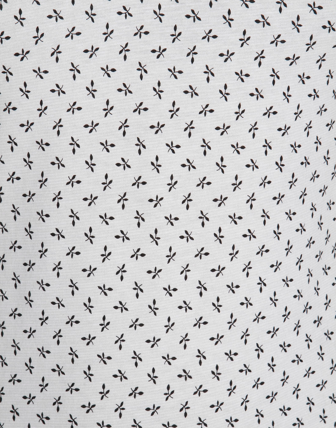 White All Over Print Polo T-Shirt