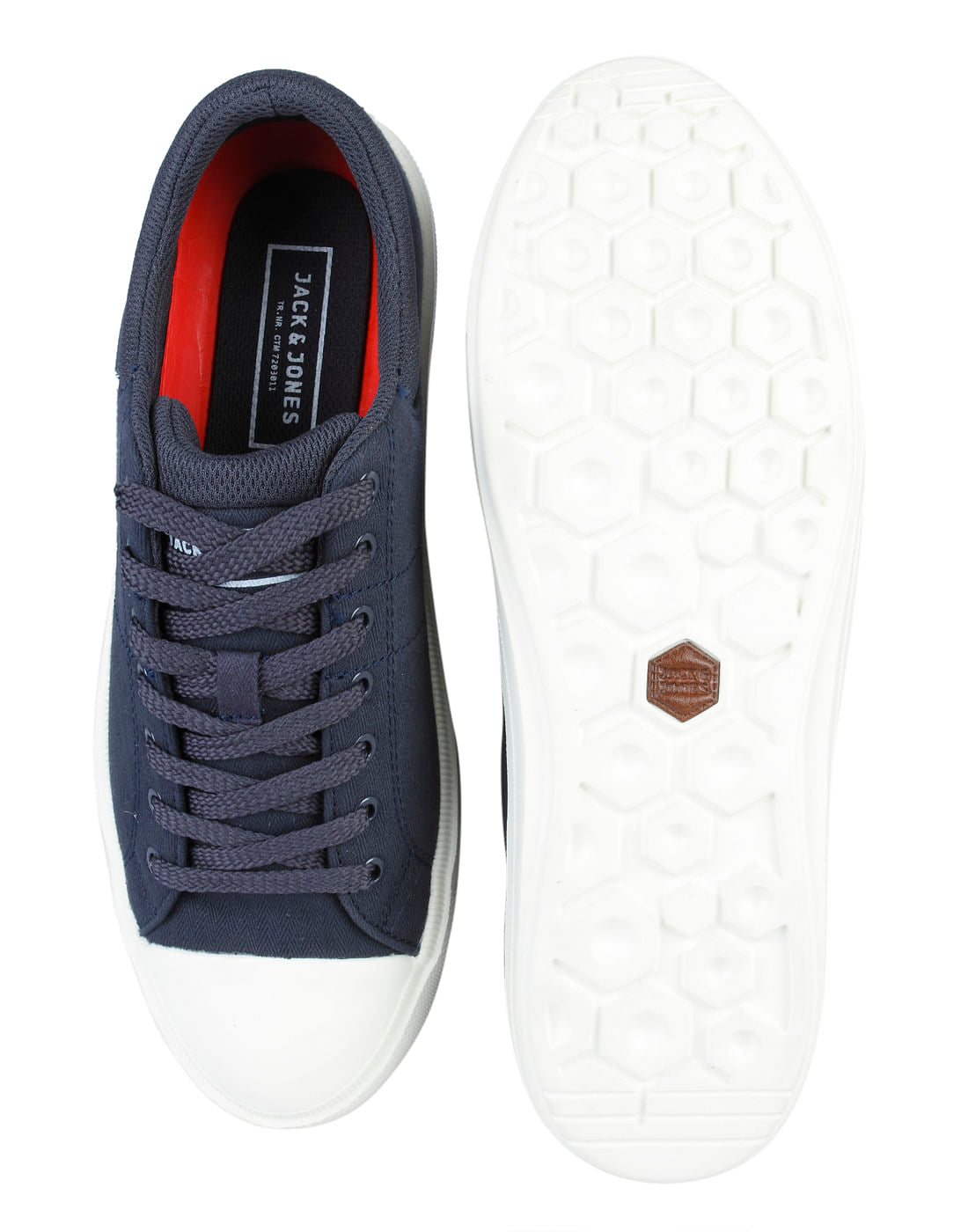 Blue Faux Suede Sneakers