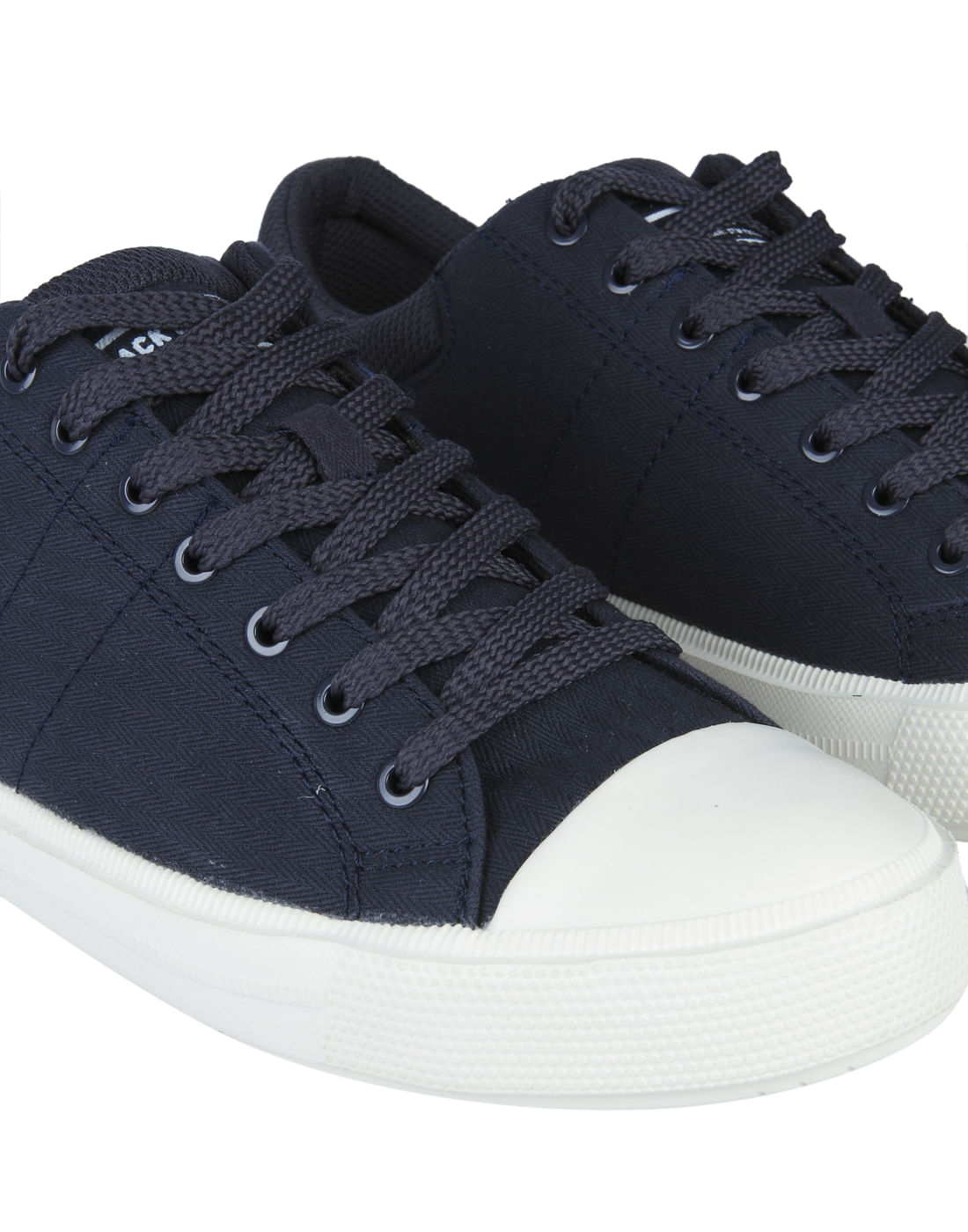 Blue Faux Suede Sneakers