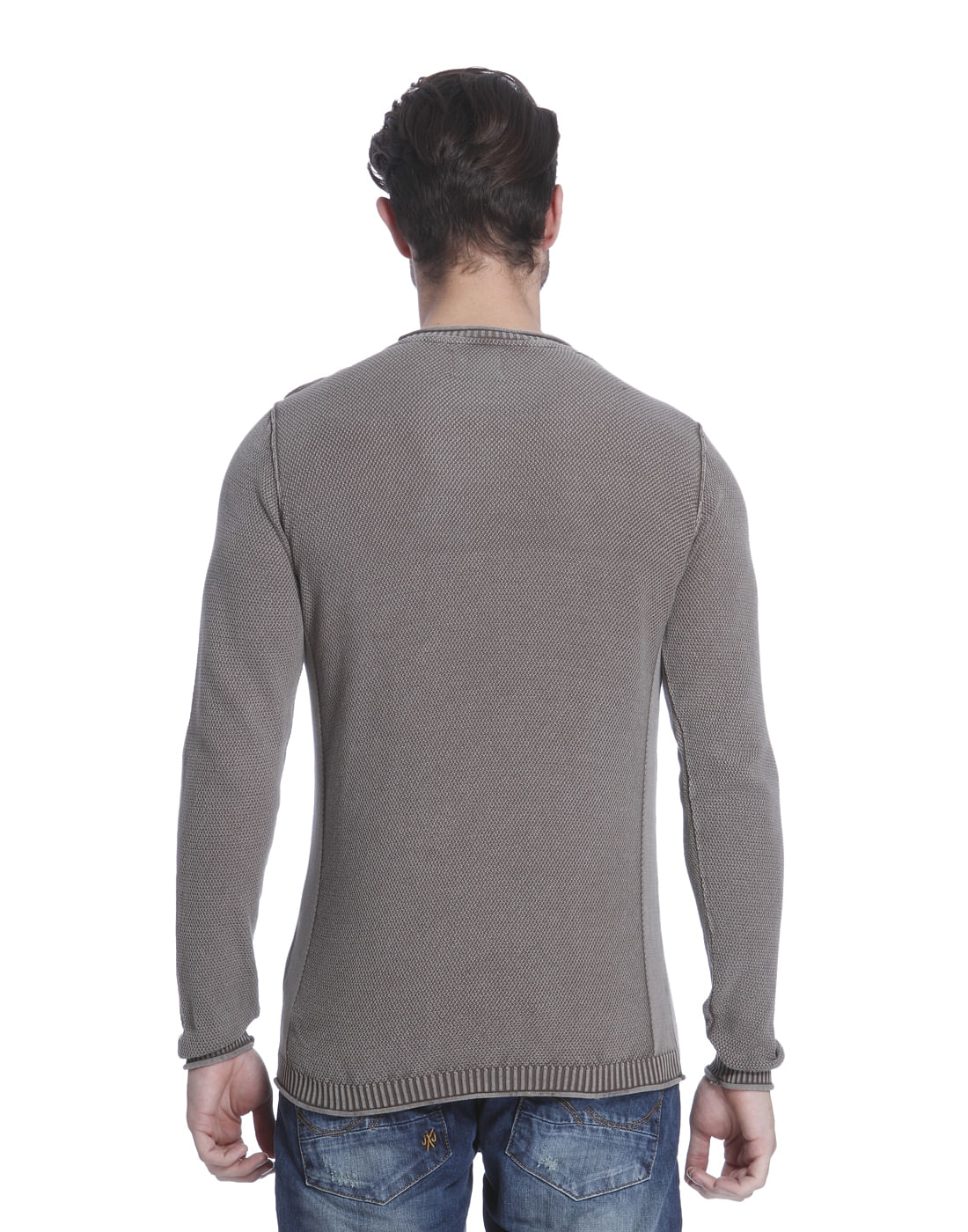 Dark Grey Knit Pullover