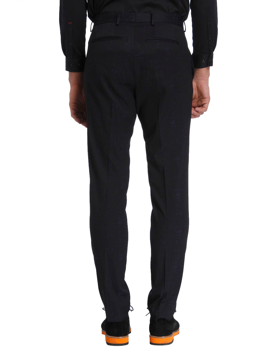 Dark Blue Slim Fit Trousers