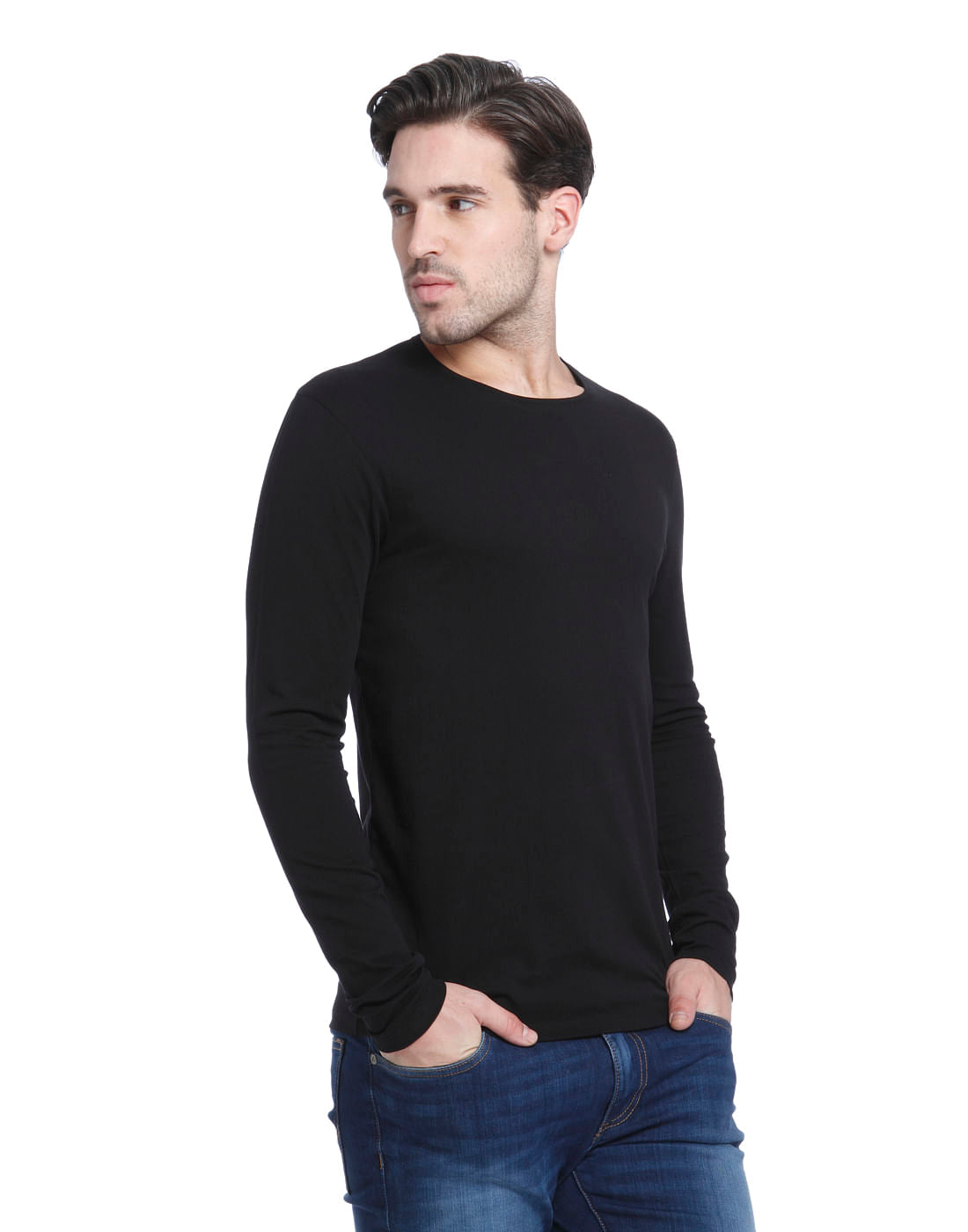 Black Crew Neck T-Shirt