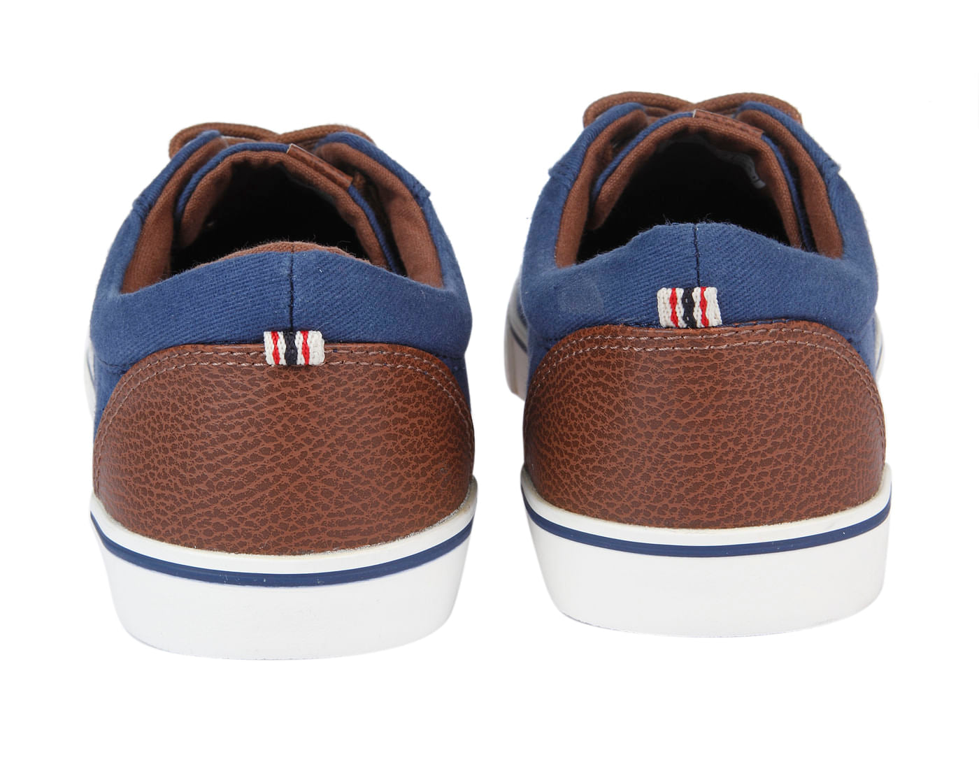 Blue & Brown Sneakers
