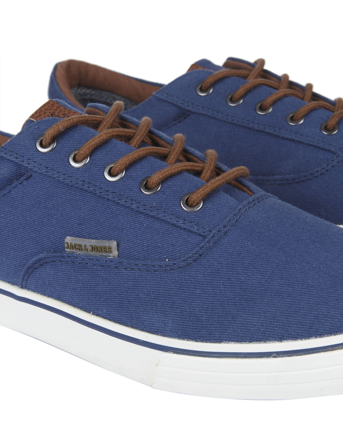 Blue & Brown Sneakers