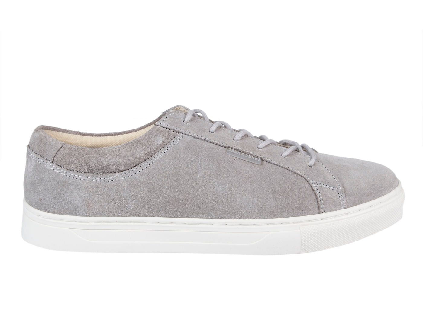 Light Grey Suede Sneakers