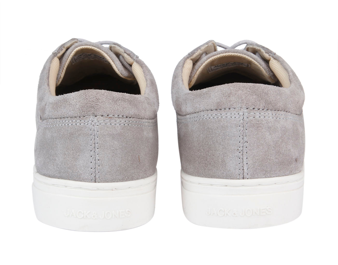 Light Grey Suede Sneakers