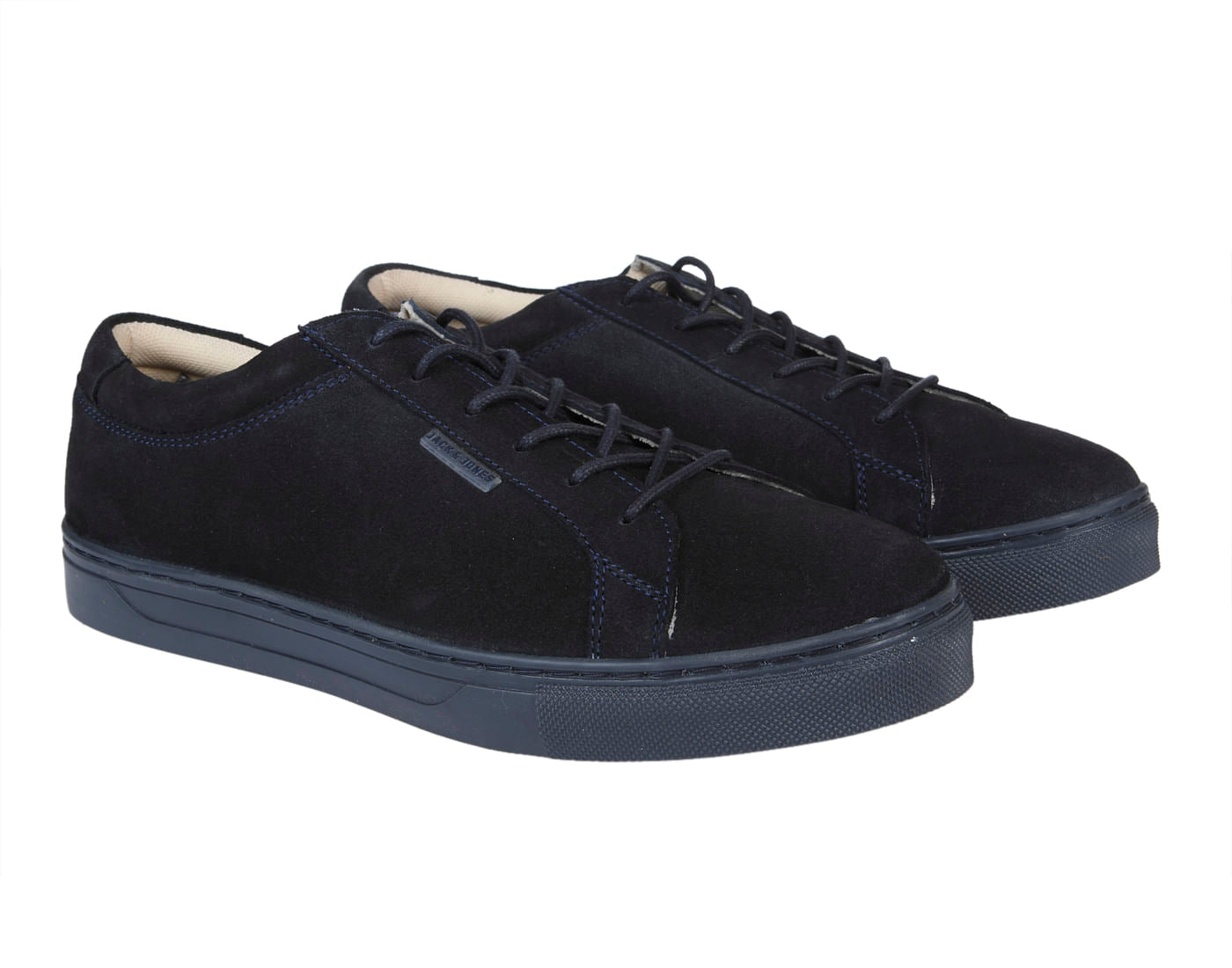 Dark Blue Suede Sneakers