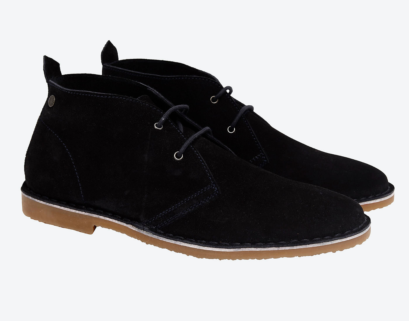 Dark Blue Chukka Boots