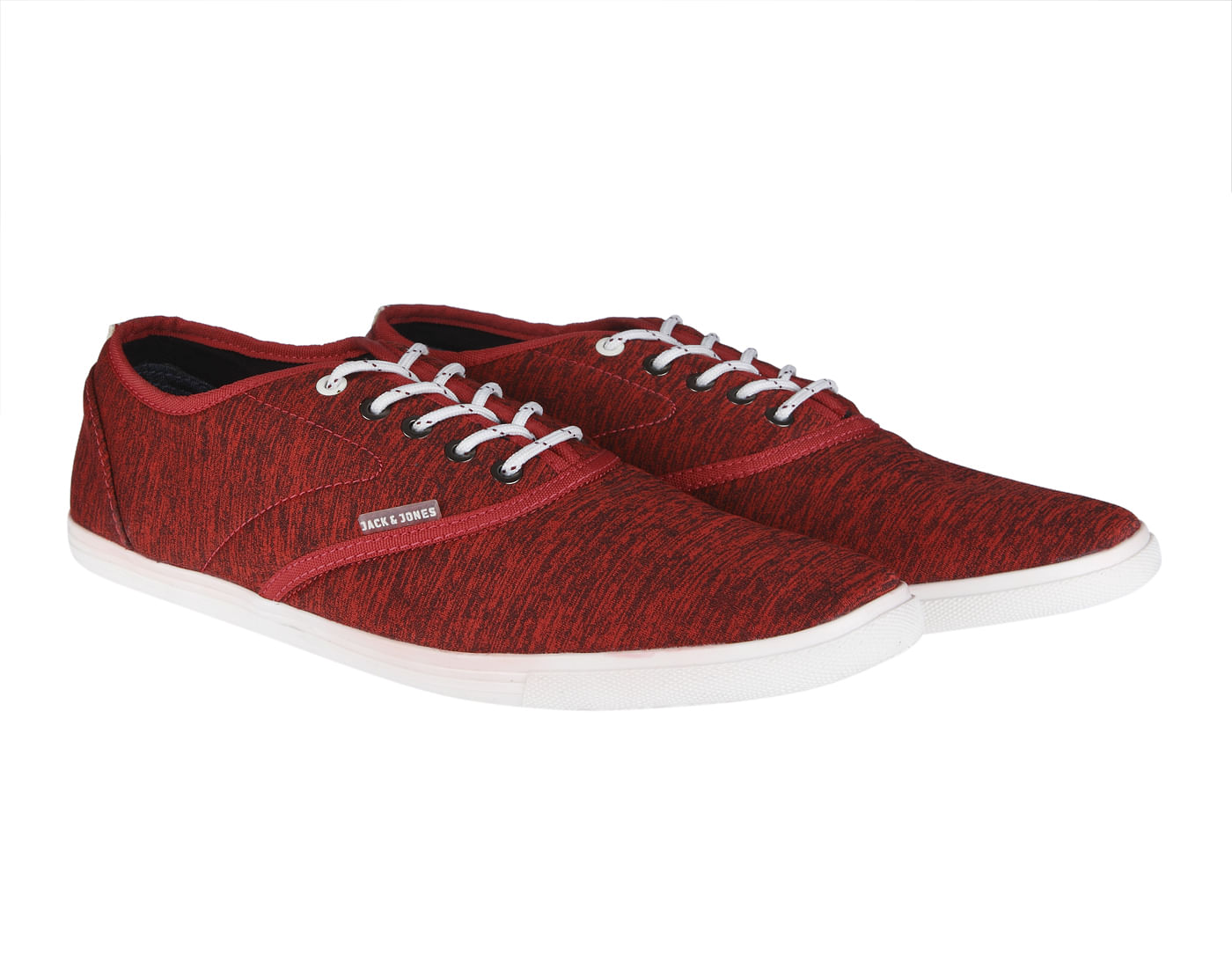 Red Textured Sneakers