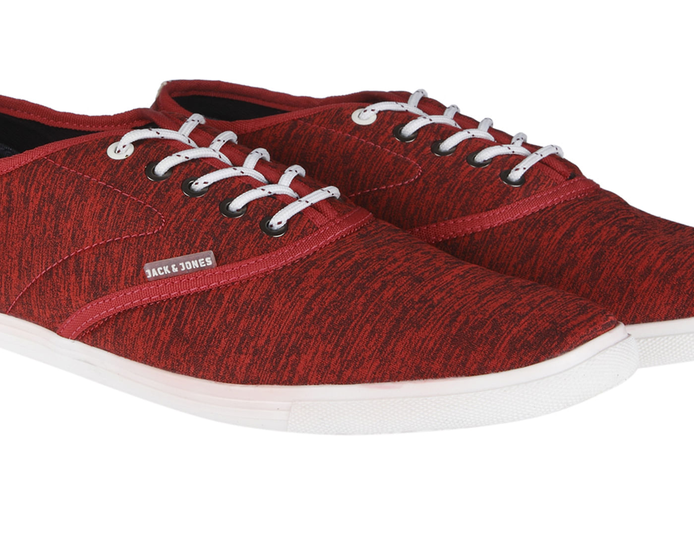 Red Textured Sneakers