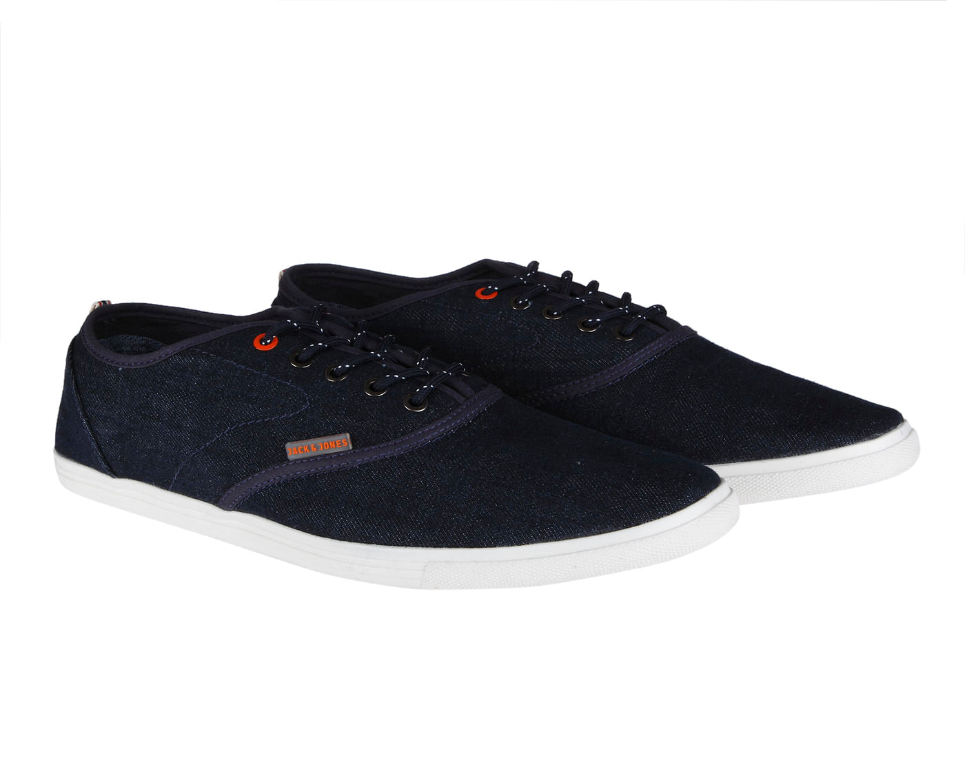 Dark Blue Denim Canvas Sneakers