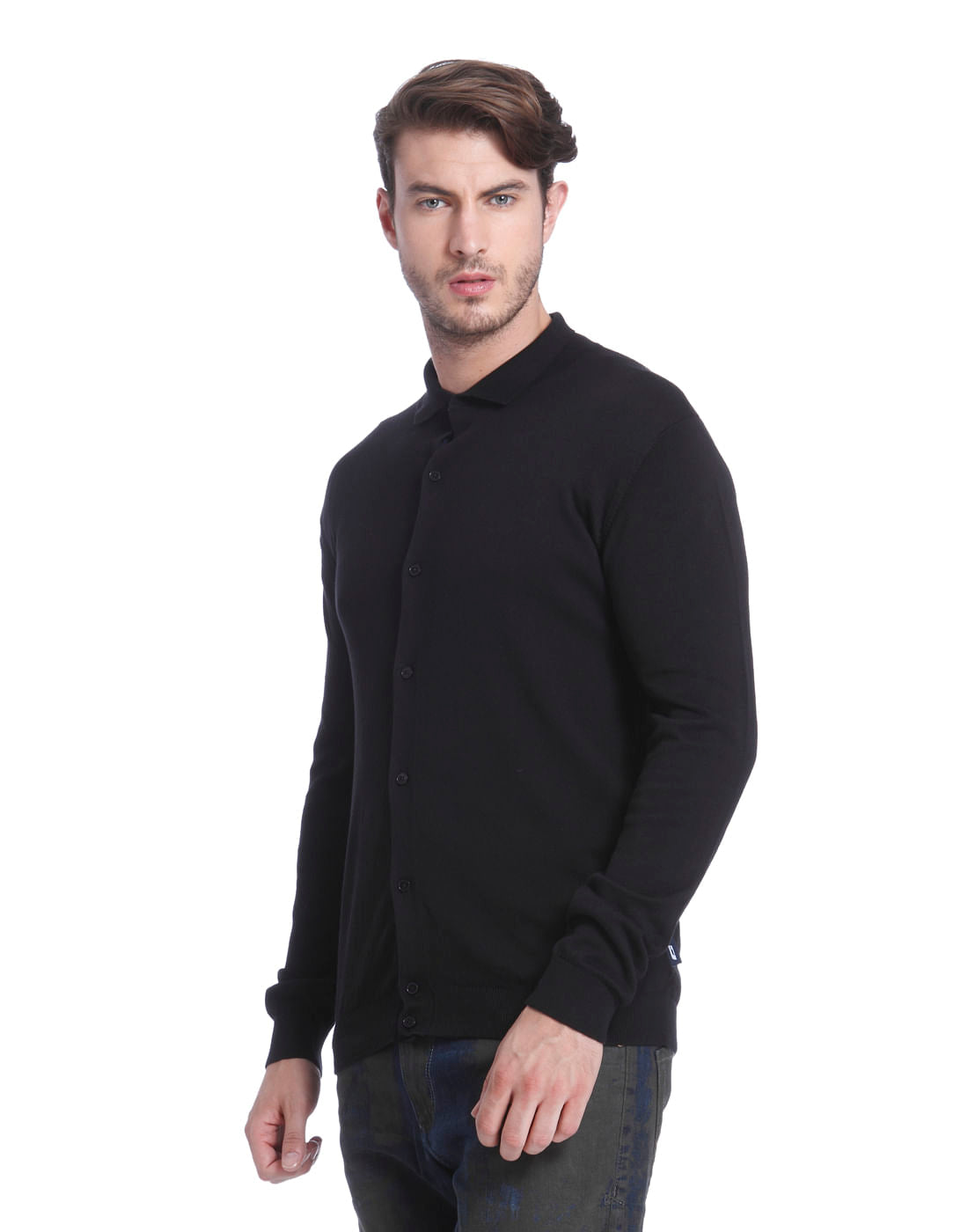 Black Knit Cardigan