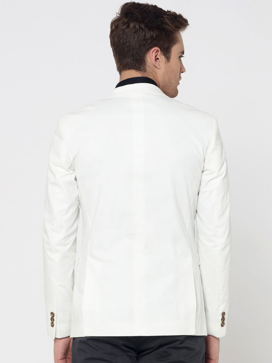 White Slim Fit Blazer