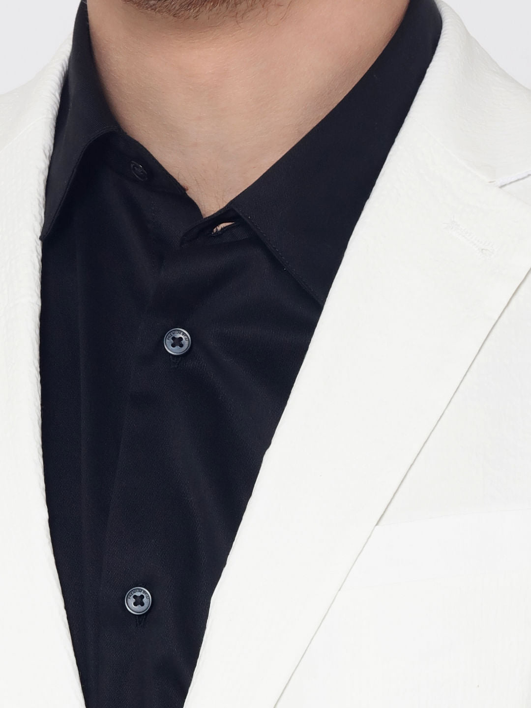 White Slim Fit Blazer