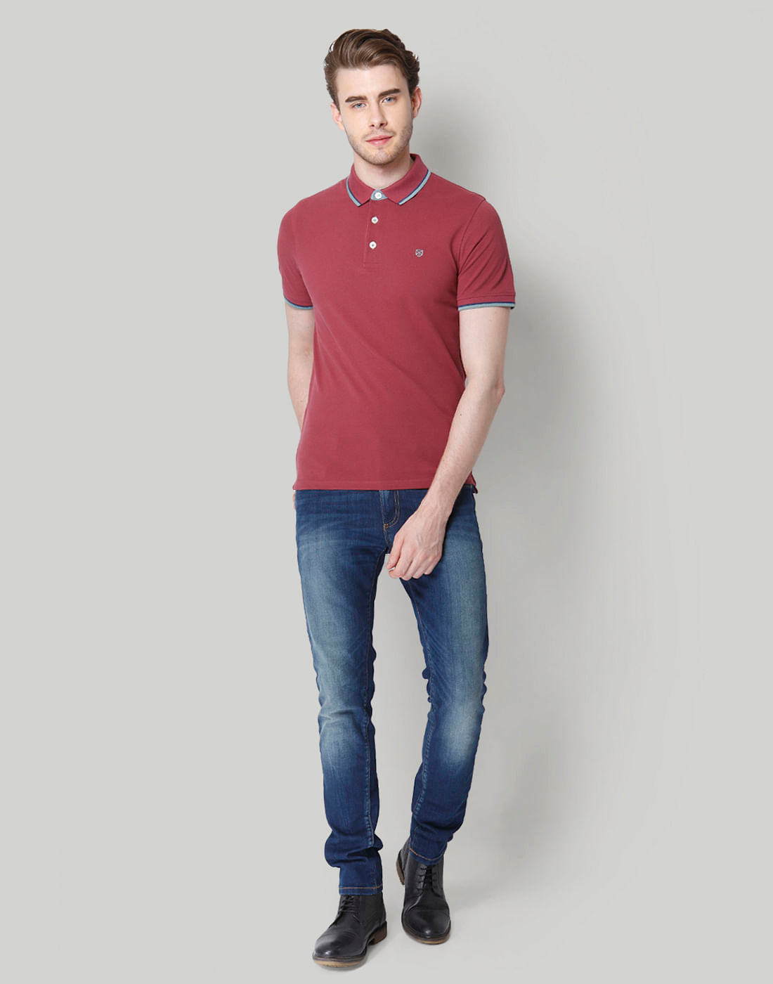 Maroon Polo T-Shirt