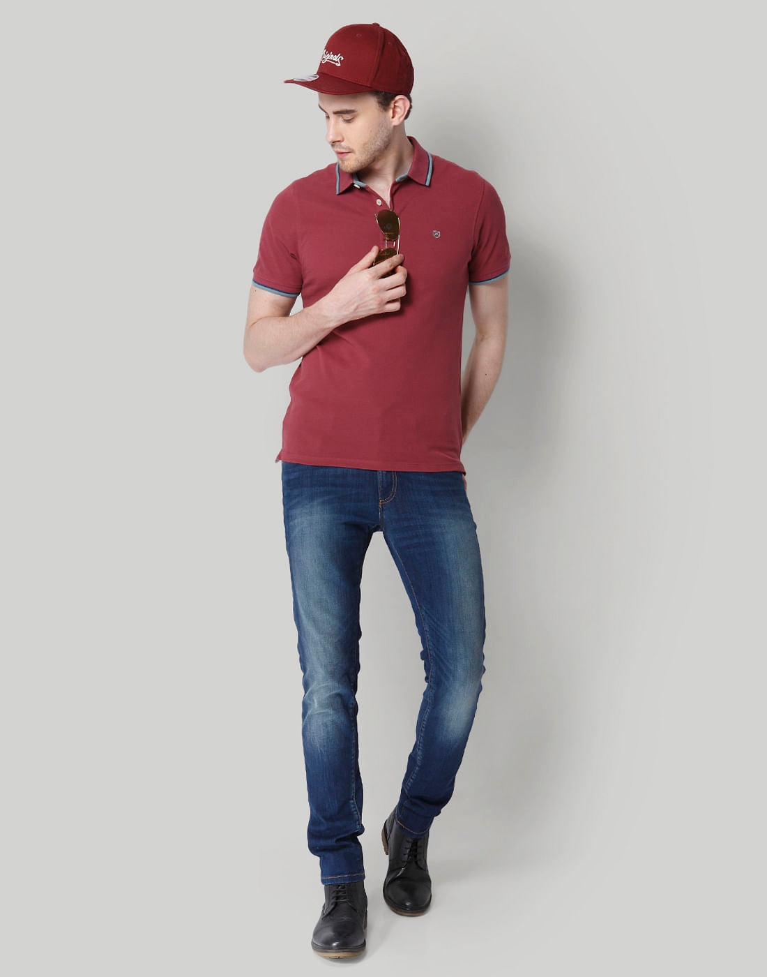 Maroon Polo T-Shirt
