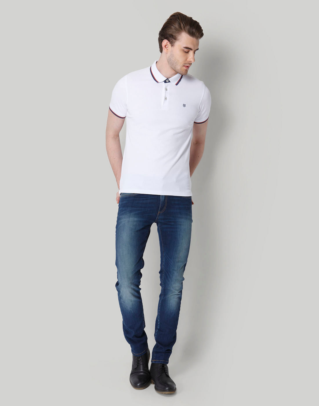 White Polo T-Shirt