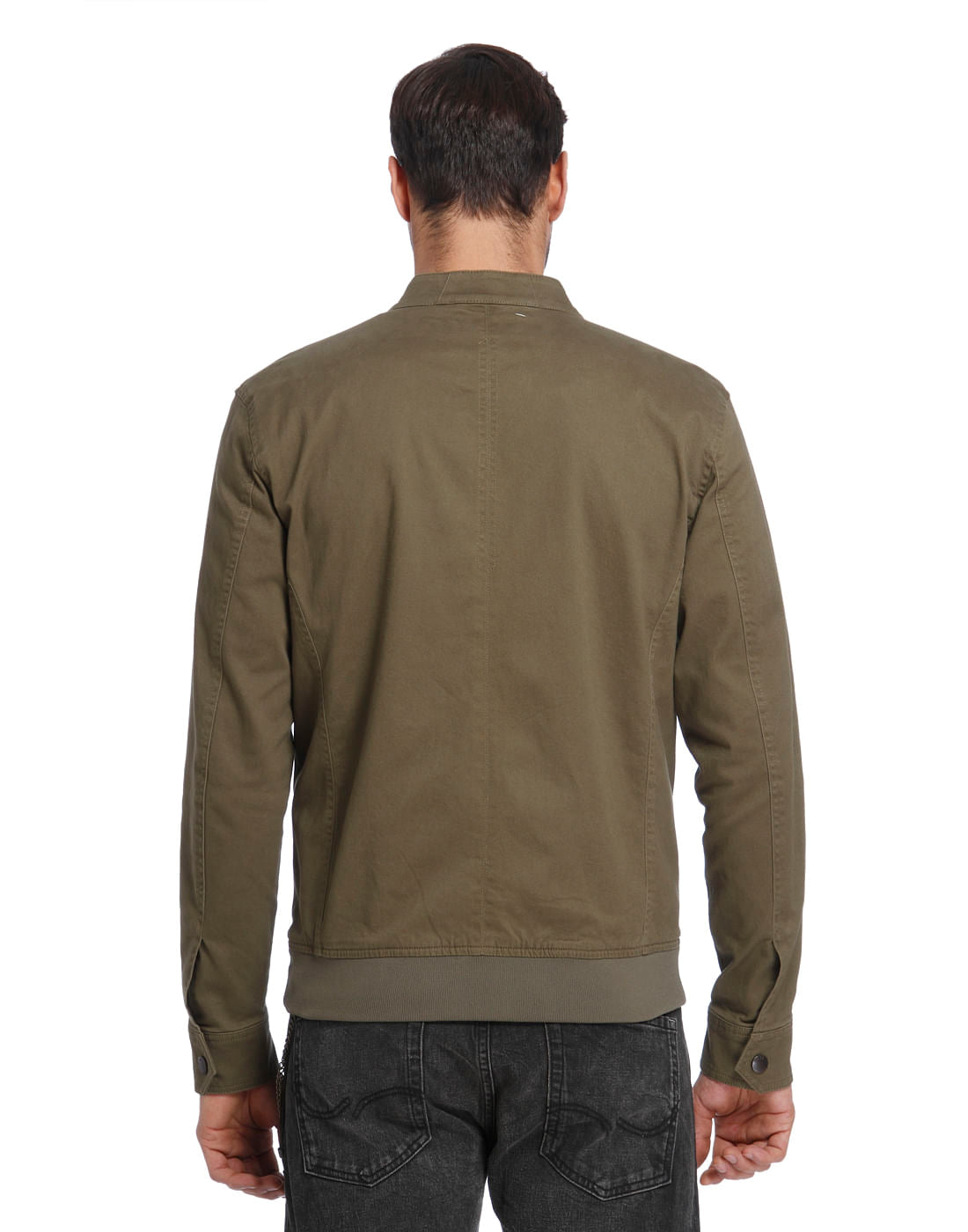 Olive Green Bomber Jacket
