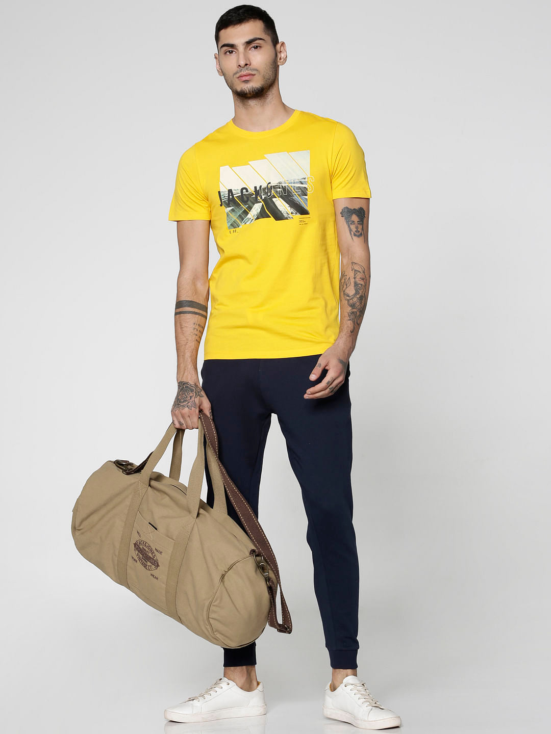 Blue Drawstring Low Rise Slim Fit Sweatpants