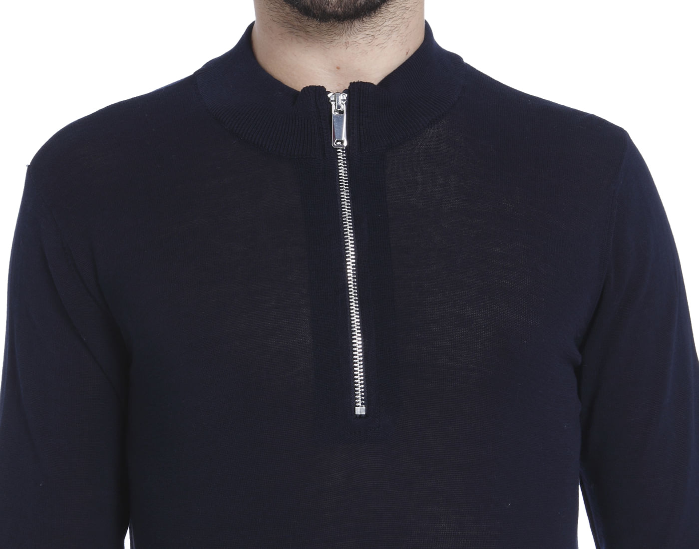 Blue Zip Up Sweatshirt