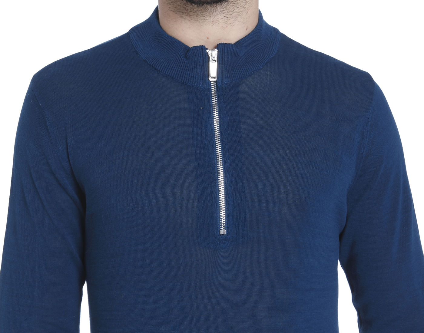 Teal Blue Zip Up Sweatshirt