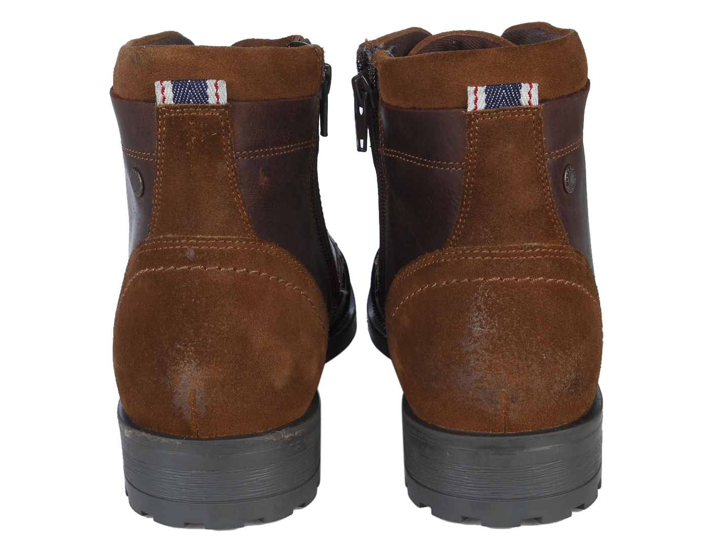 Brown Leather & Suede Boots