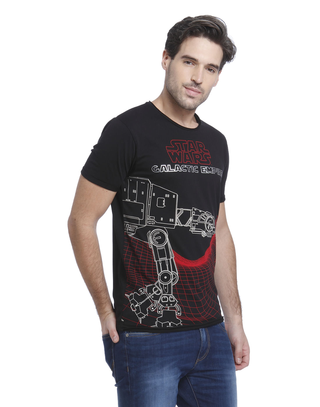 Star Wars Black Graphic Print Crew Neck T-Shirt