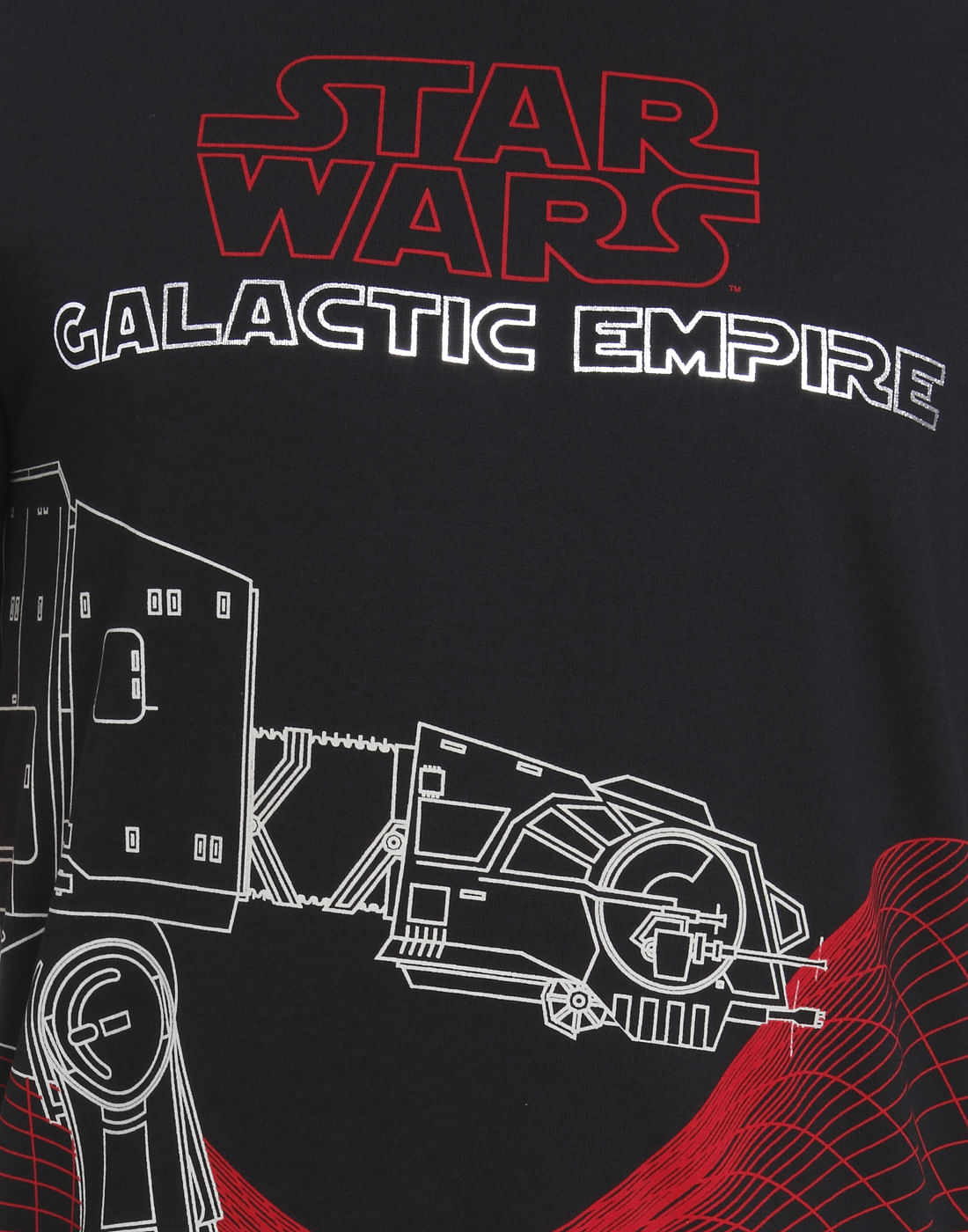 Star Wars Black Graphic Print Crew Neck T-Shirt