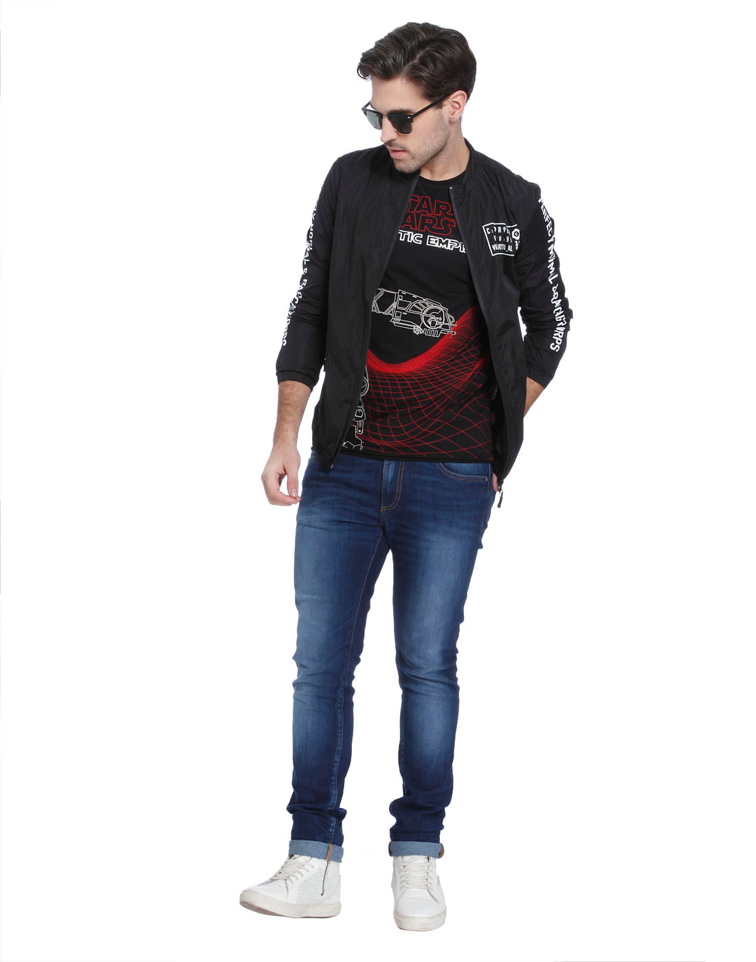 Star Wars Black Graphic Print Crew Neck T-Shirt