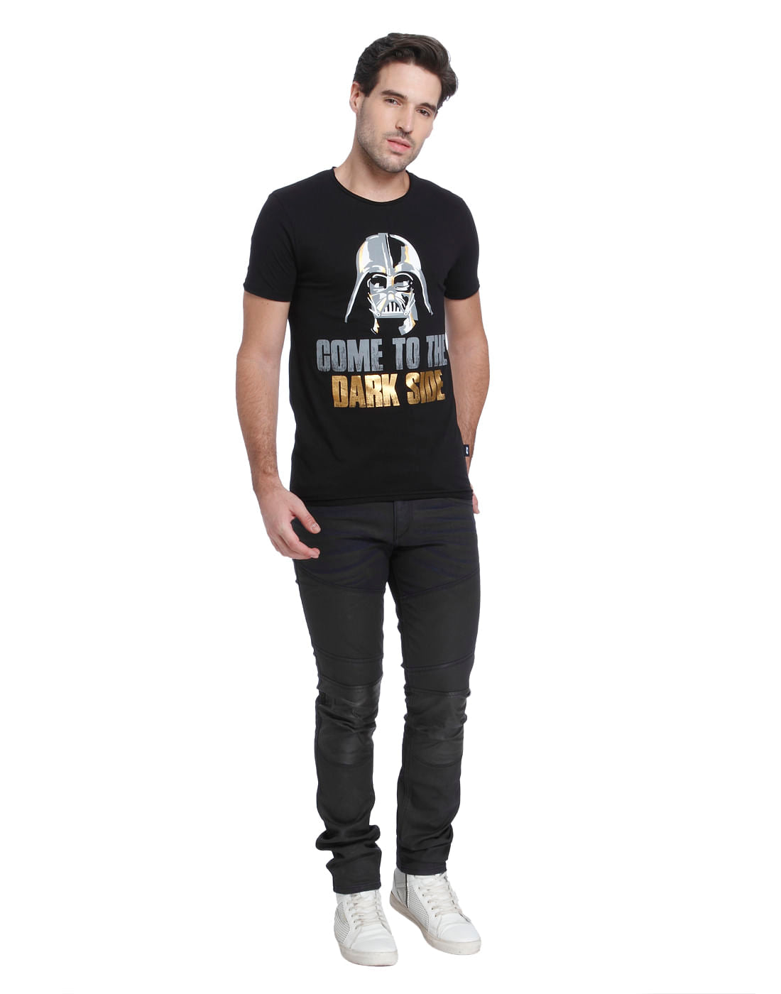 Star Wars Black Slogan Print Crew Neck T-Shirt