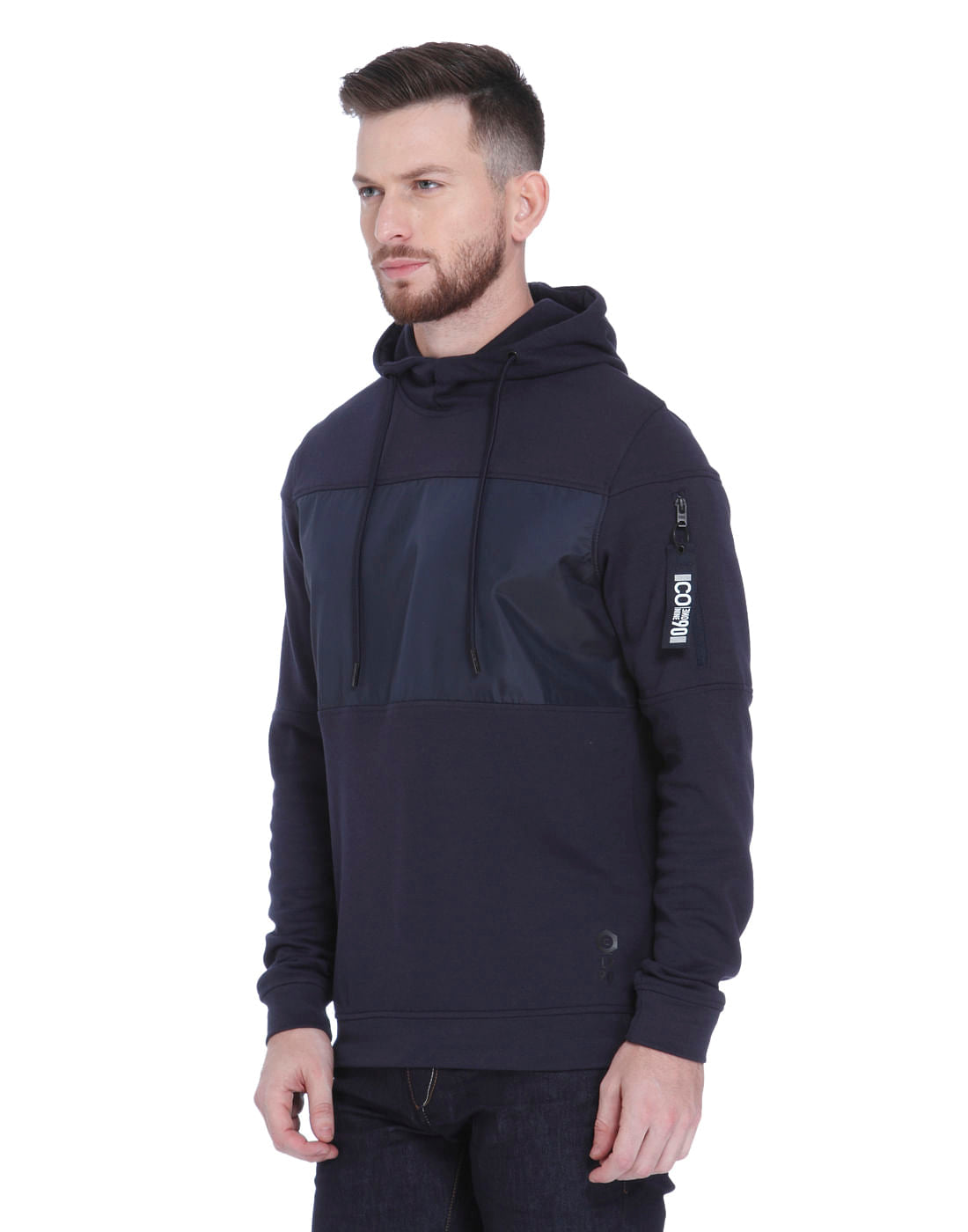 Dark Blue Hoodie Sweatshirt