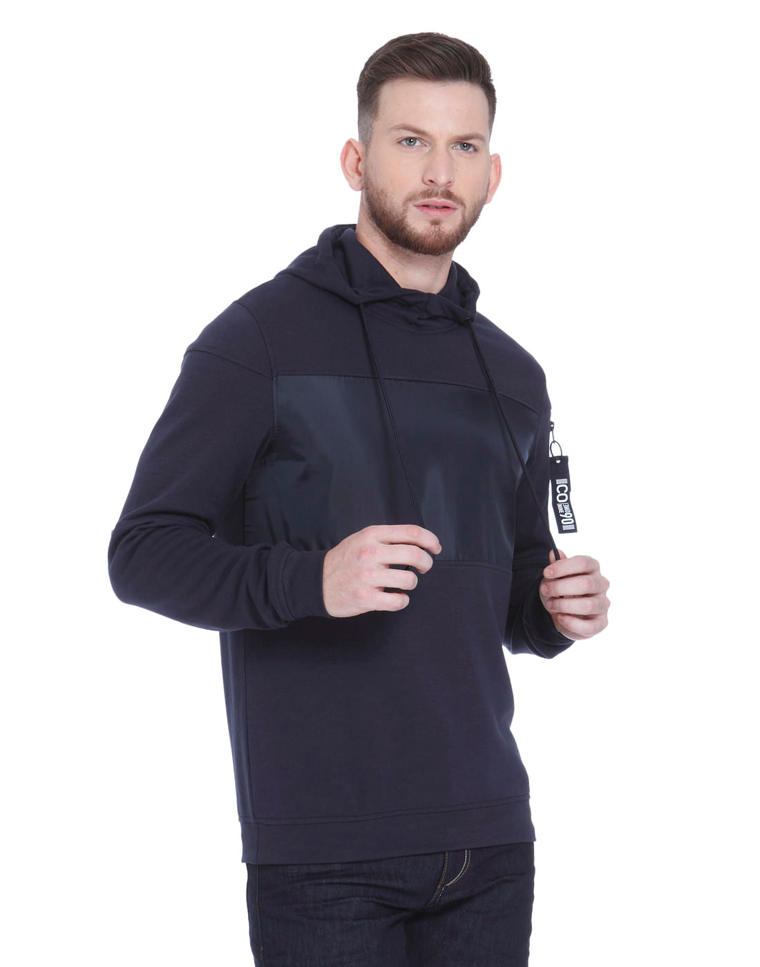 Dark Blue Hoodie Sweatshirt
