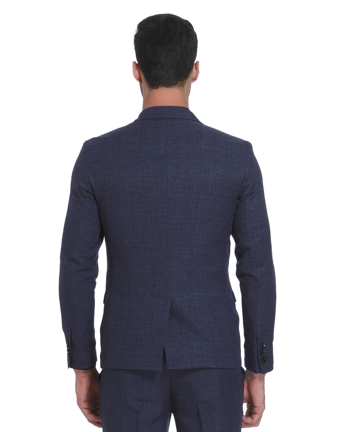 Blue Check Slim Fit Blazer