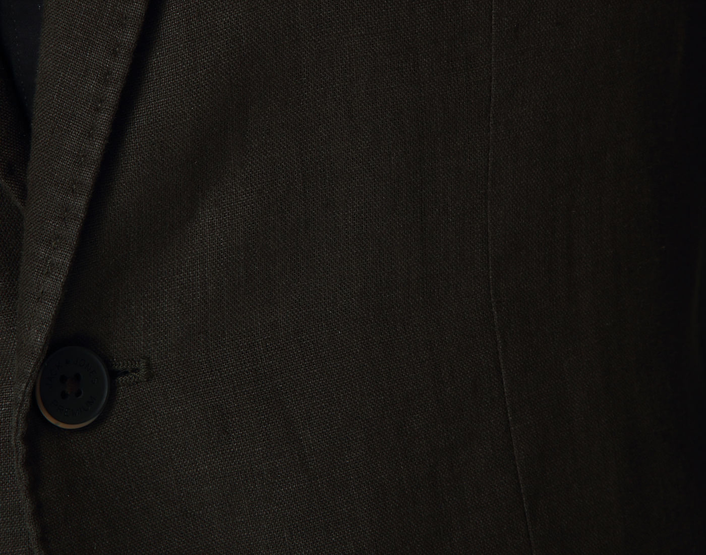 Dark Olive Green Linen Blazer