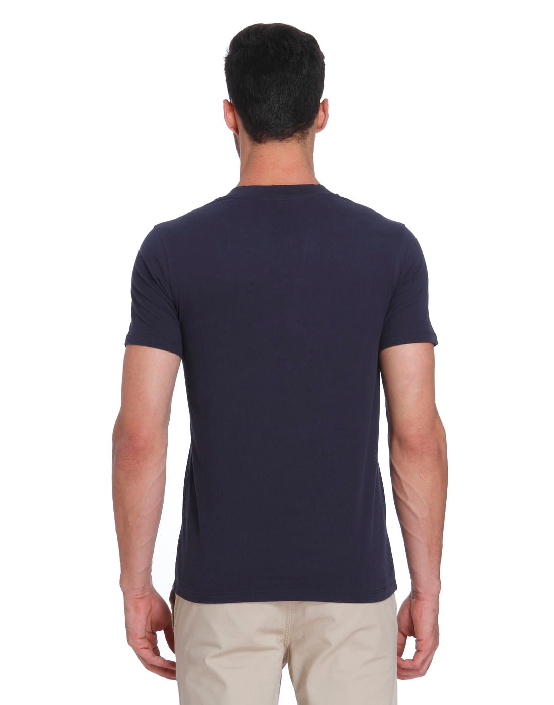 Dark Blue V-Neck T-Shirt