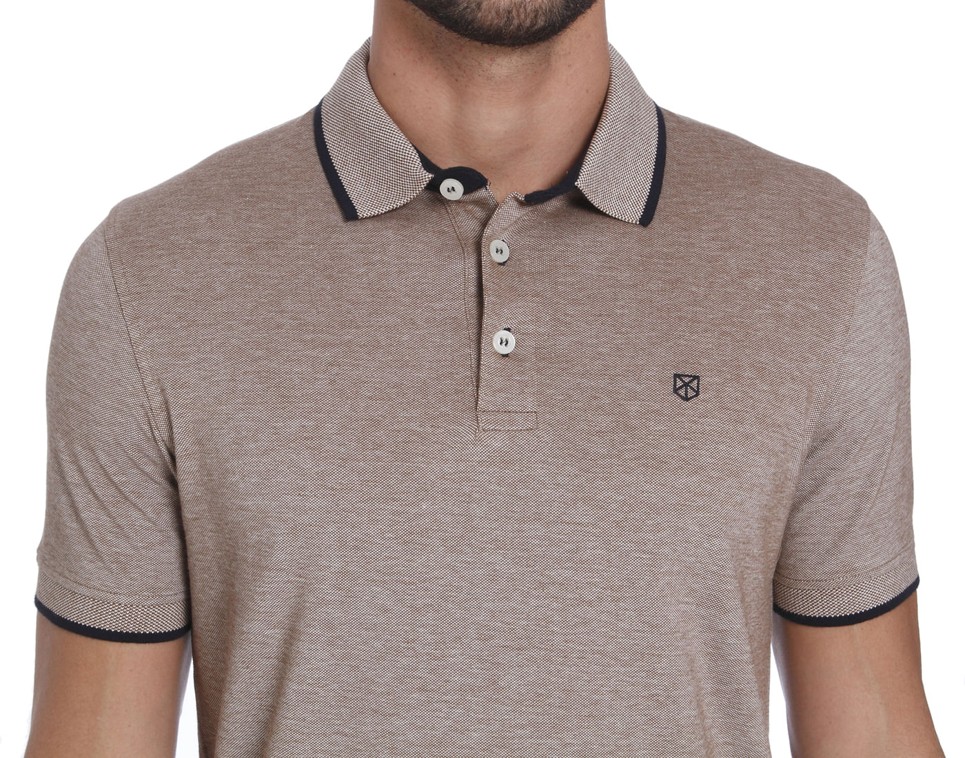Brown & Black Polo T-Shirt