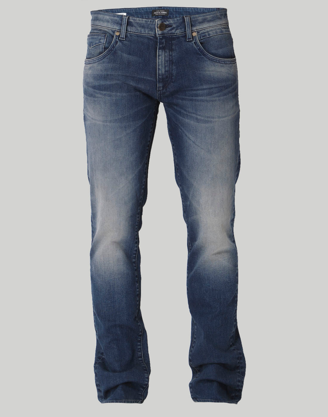 Blue Low Rise Slim Fit Jeans