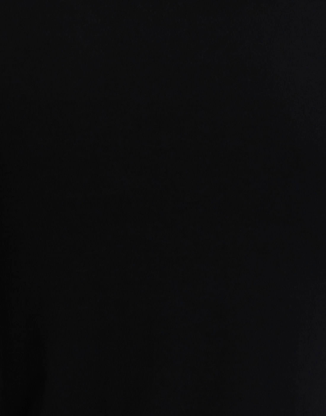 Black & White Text Print Crew Neck T-Shirt