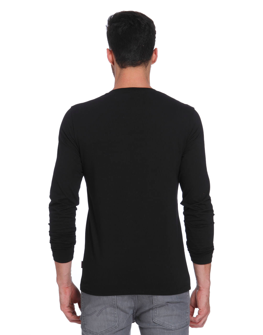 Black Bee Print Crew Neck T-Shirt