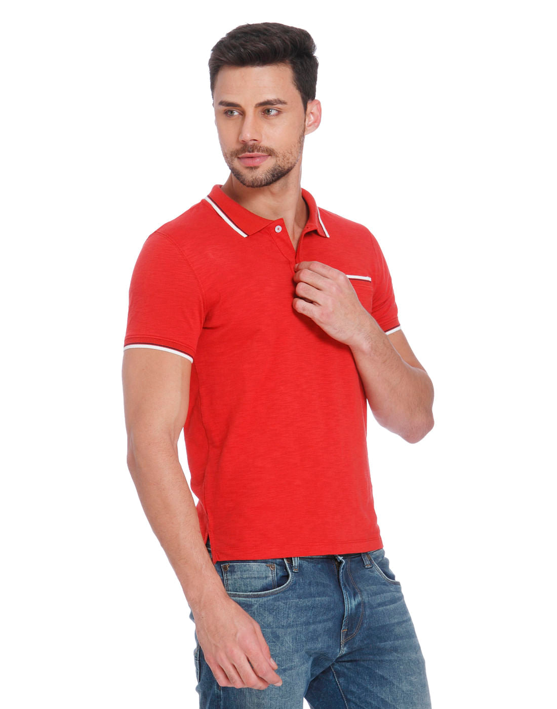 Bright Red Polo T-Shirt