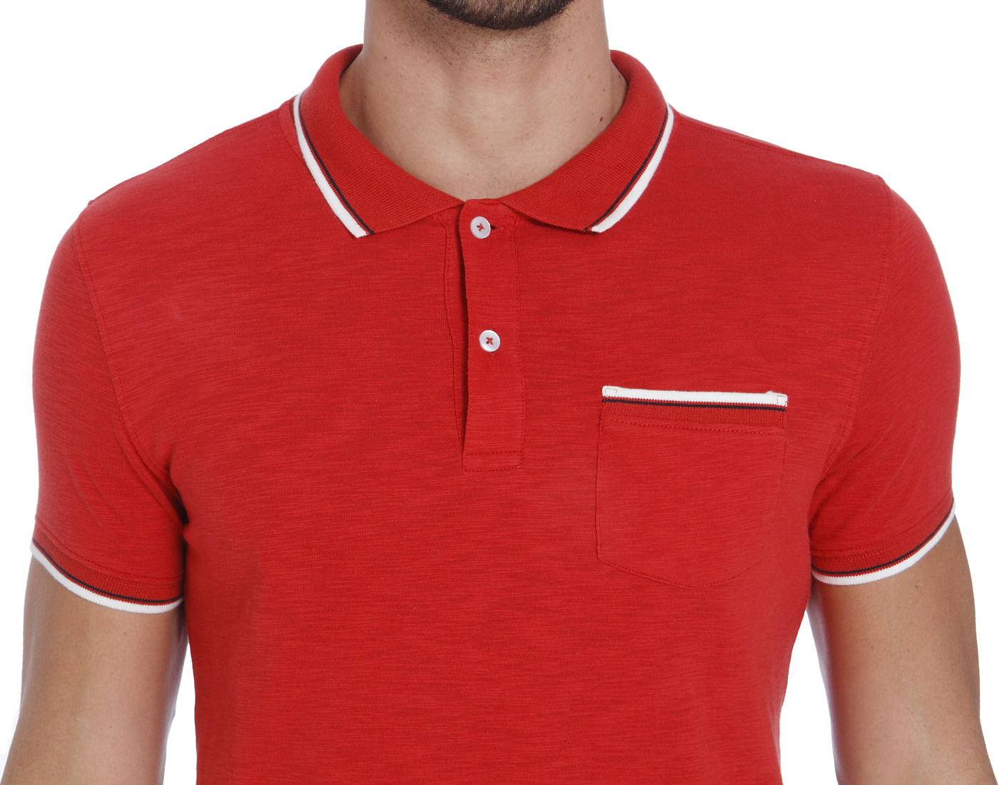 Bright Red Polo T-Shirt