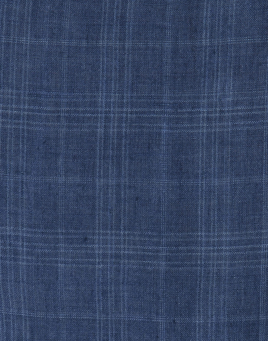 Blue Check Linen Shirt