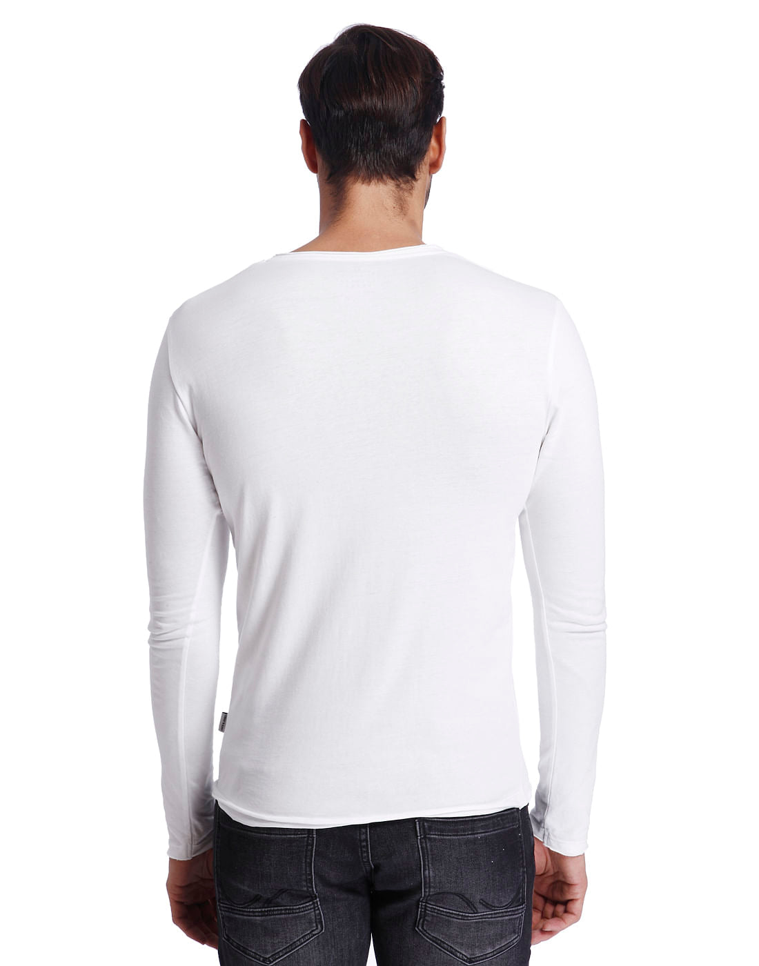 White V-Neck T-Shirt